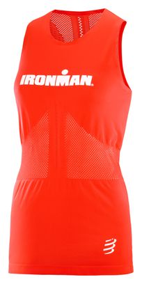 Débardeur Compressport Femme IronMan Dazzle Rouge