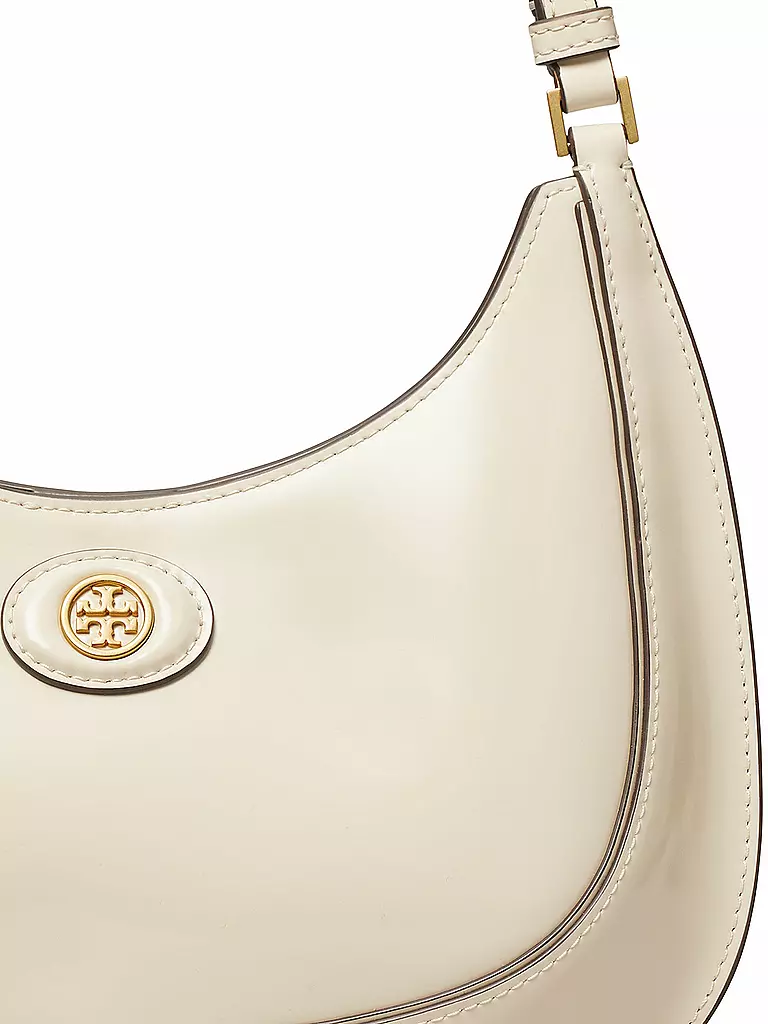 TORY BURCH Ledertasche - Henkeltasche ROBINSON SPAZZOLATO beige