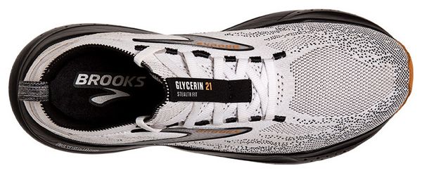 Chaussures Running Brooks Glycerin StealthFit 21 Gris Noir Homme