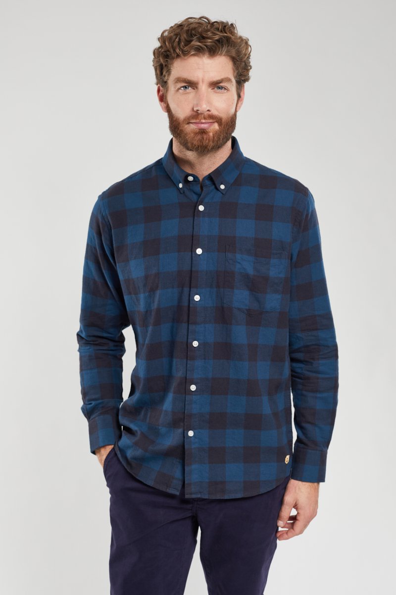 Chemise à carreaux - coton flanelle