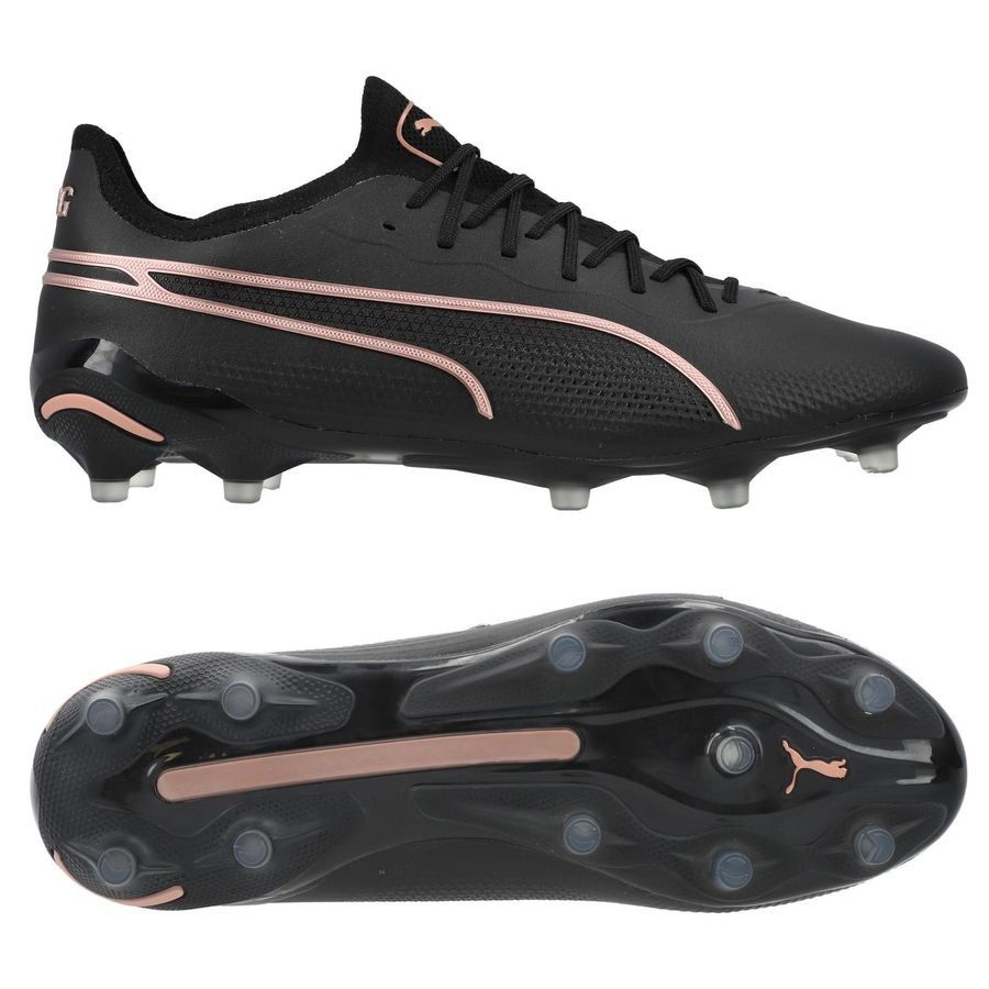 PUMA King Ultimate FG/AG Eclipse - Noir/Copper Rose