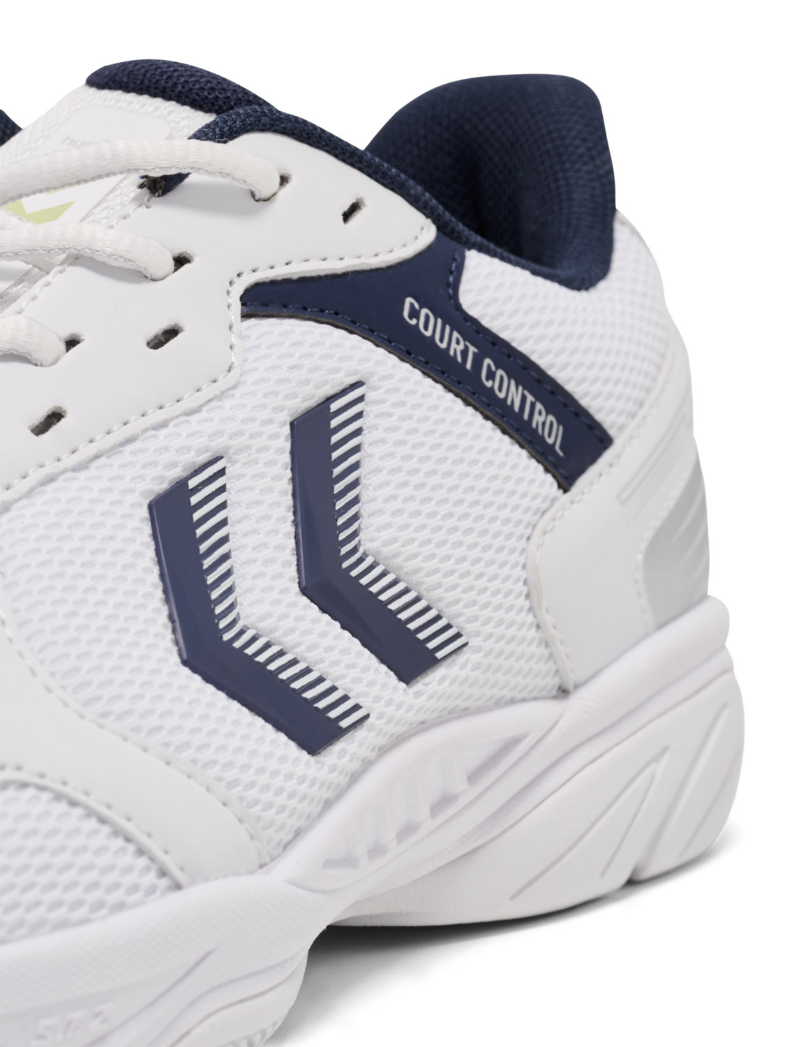 Court Control II Unisex White/Black Iris