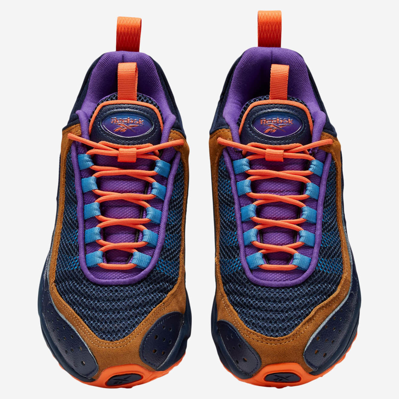 Reebok Baskets Daytona Dmx Ii camel/marine/violet