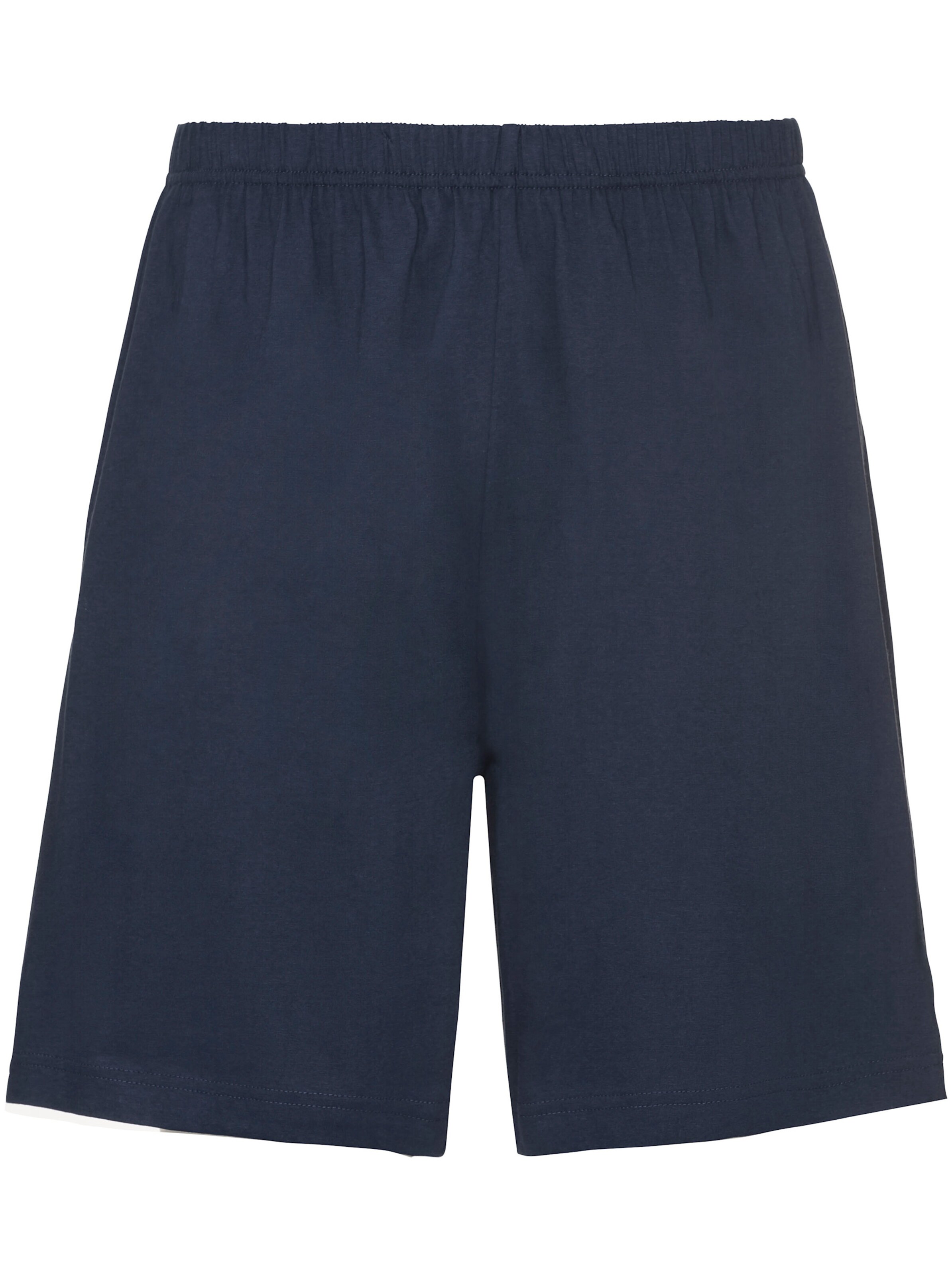 wäschepur men Shorty in marine-rot-gestreift