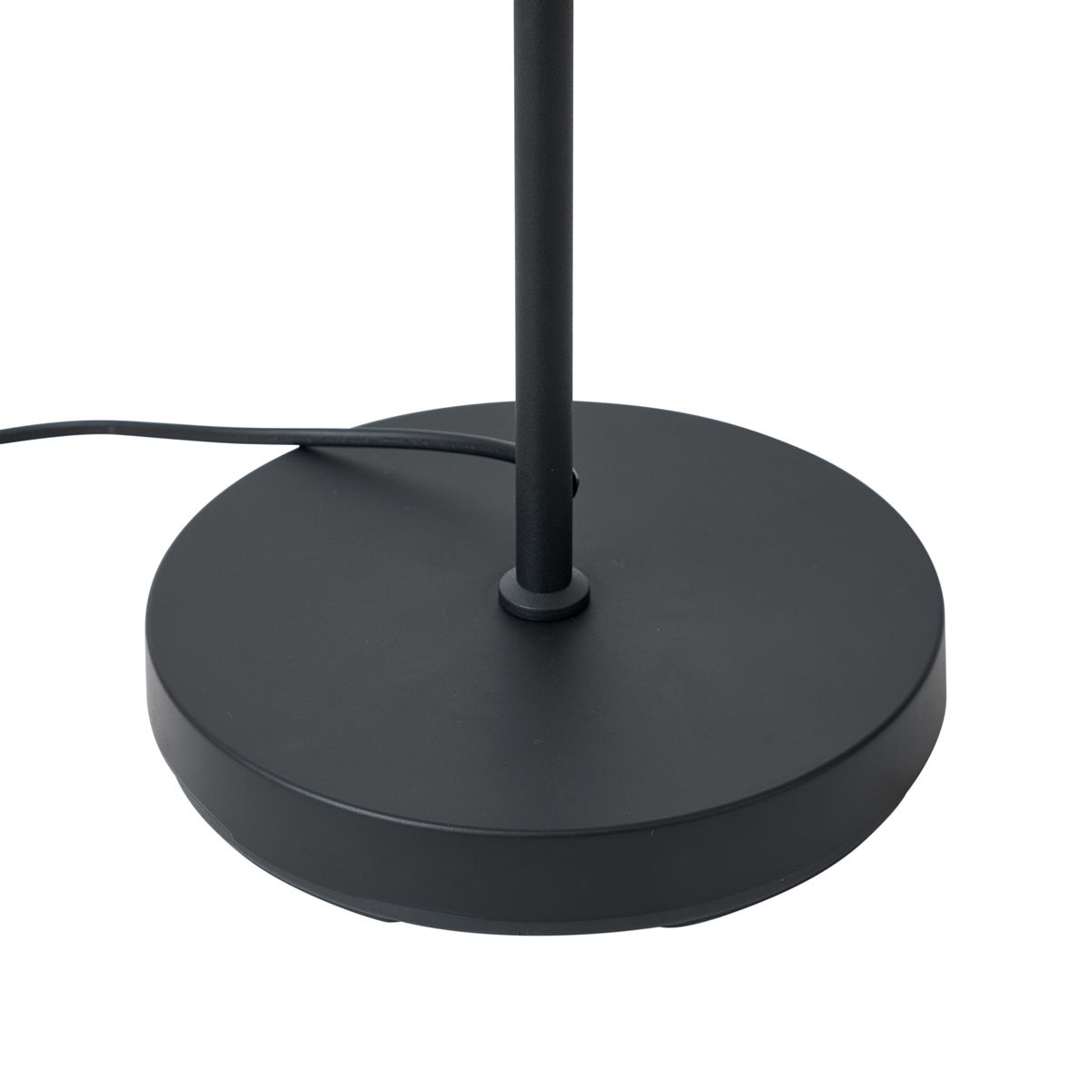 Art Deco vloerlamp zwart met zwarte veren - Peahen