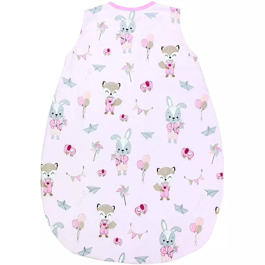 TupTam Baby Sommer Schlafsack Ärmellos Unwattiert rosa