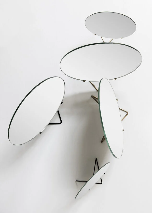 Moebe Standing Mirror spejl 30 cm. Sort
