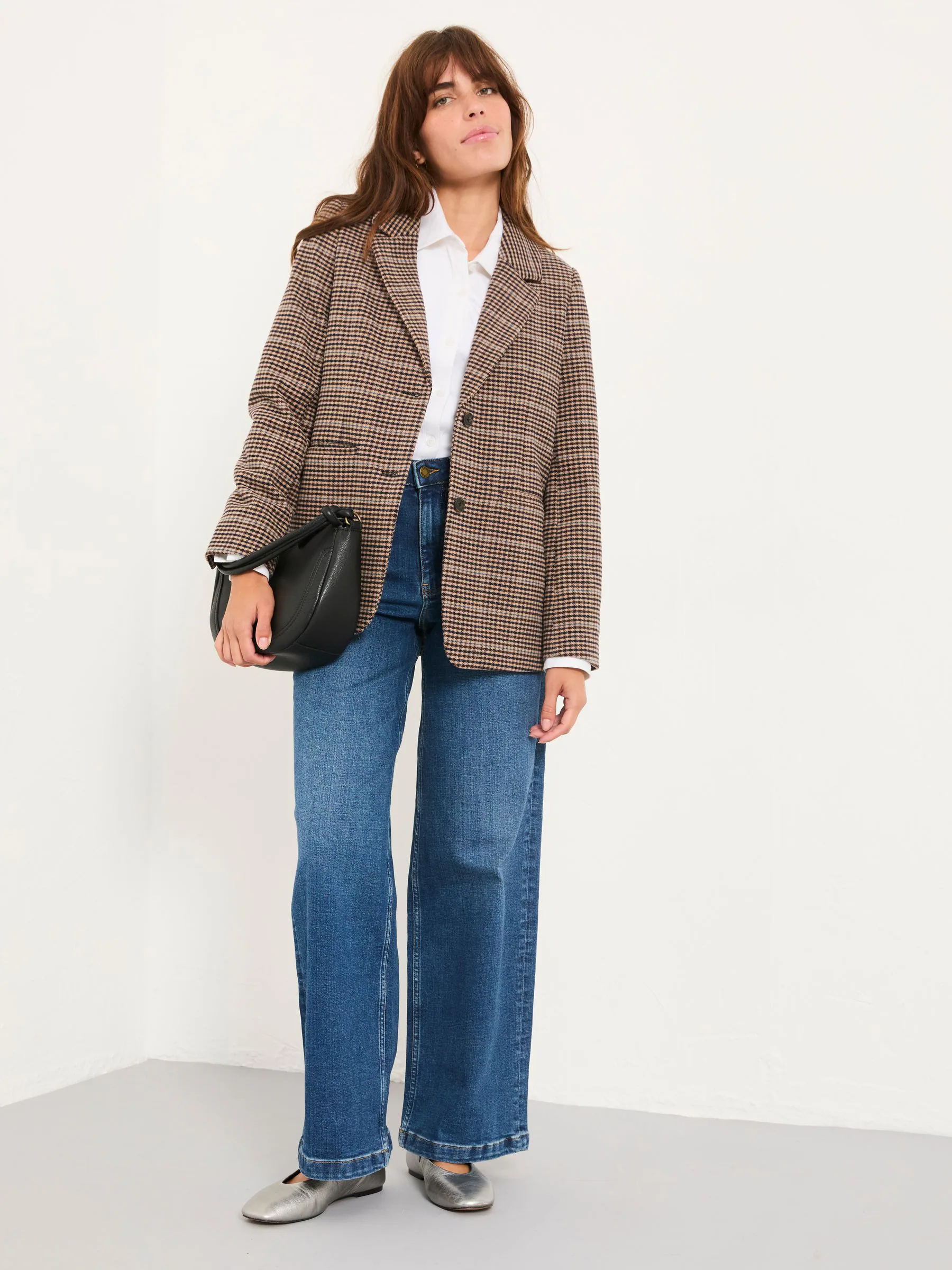 FatFace Geruite Blazer