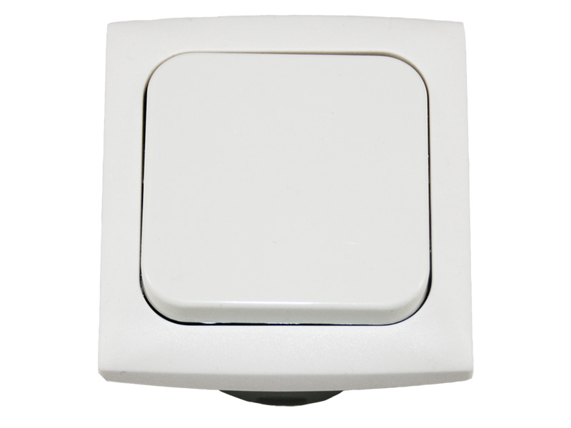 HABA C-line inbouw schakelaar - white
