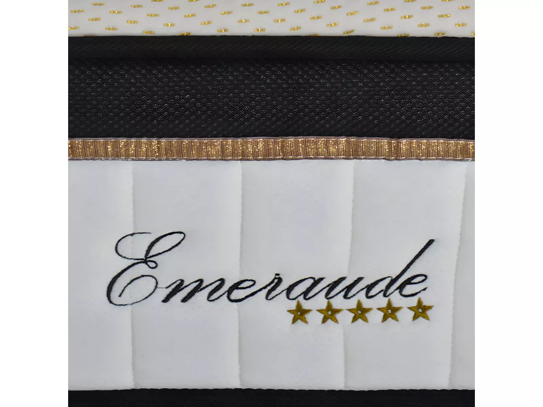 Matelas Emeraude Mousse Accueil Mémoire de Forme moelleux - 24 cm - 140 x 190 cm