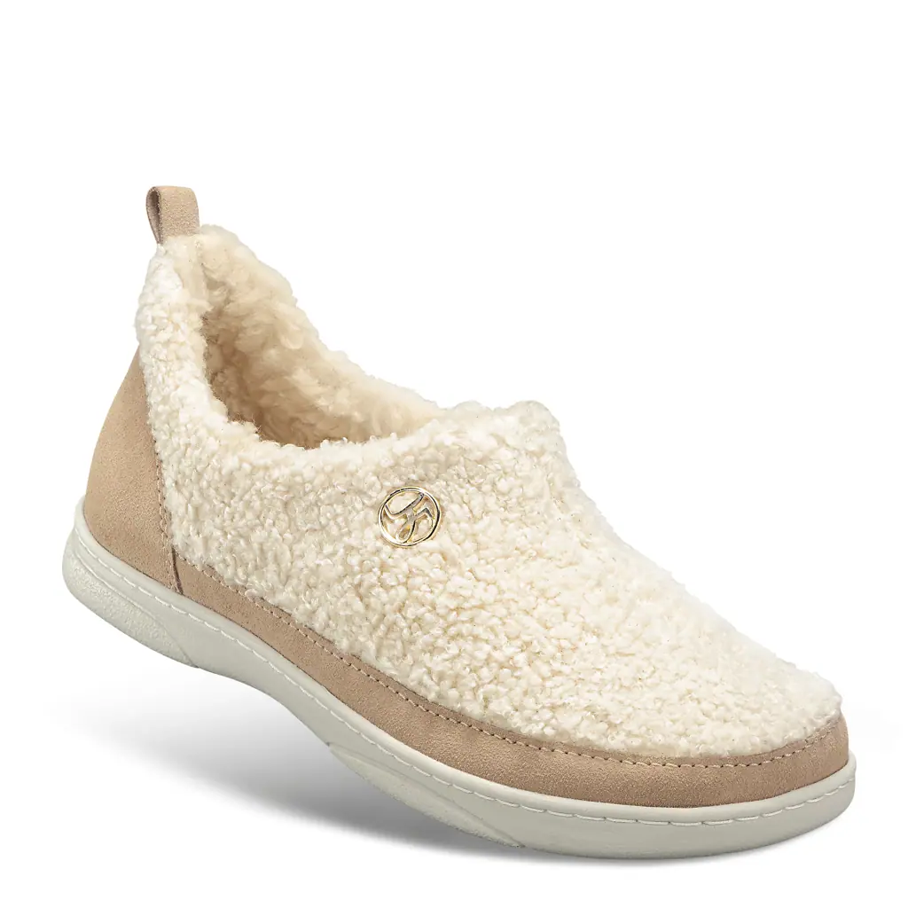 DAMEN - Hausschuh HITA beige