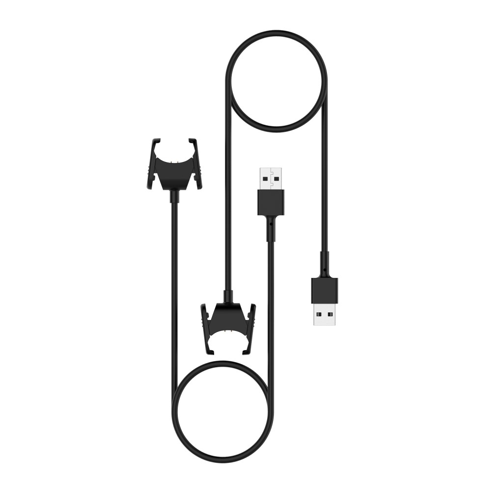 (55cm) Fitbit Charge 4 / 3 USB Ladegerät Clip - Schwarz