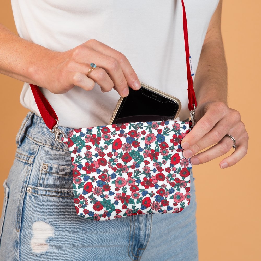 Mini Pochette Tissu Prairie Fleurie