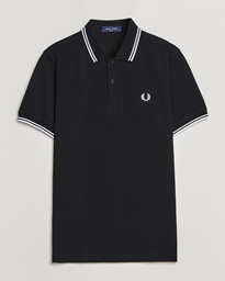 Fred Perry Twin Tipped Polo Shirt Snow White
