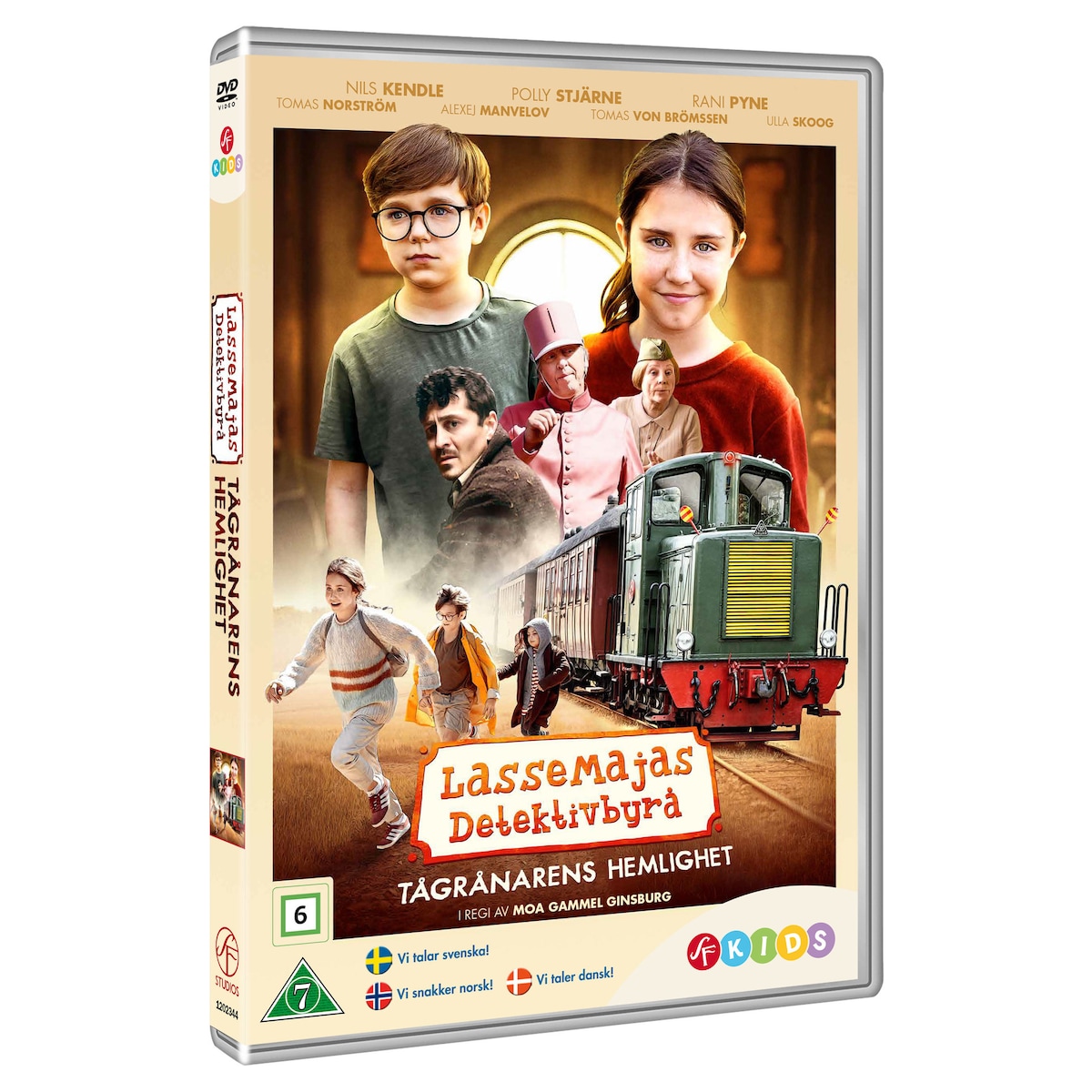 LASSEMAJAS DETEKTIVBYRÅ-TÅGRÅNARENS HEMLIGHET (DVD)