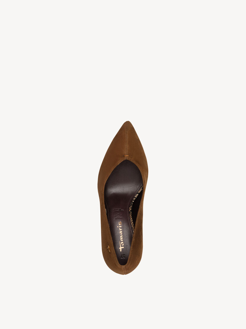 Leren Pumps - bruin