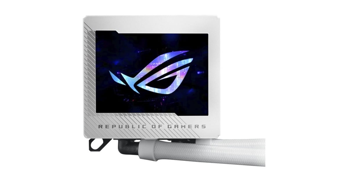 ASUSROG RYUJIN III 360 ARGB White edition waterkoeling  (Wit, 4-pins PWM fan-connector, Tweedekans)