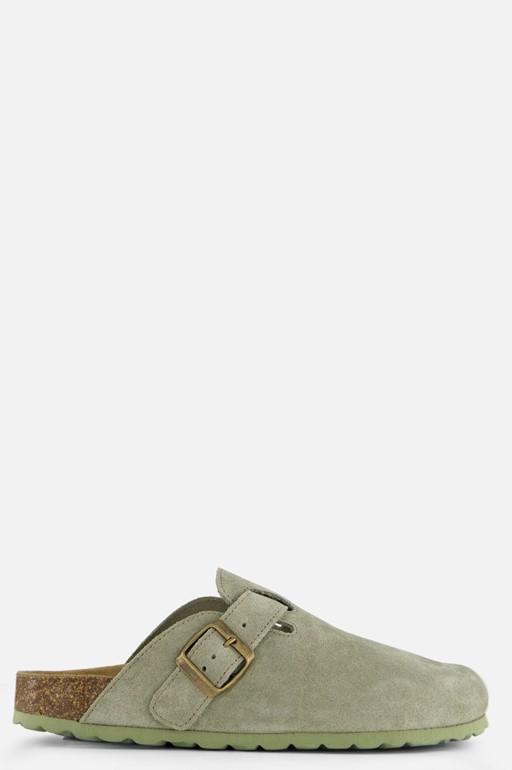 Ann Rocks Sandalen groen Suede