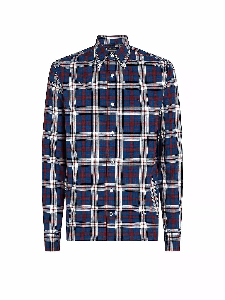 TOMMY HILFIGER Hemd Regular Fit blau