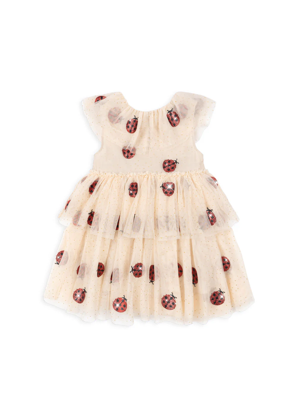 Fayette kjole - ladybug glitter - 12M