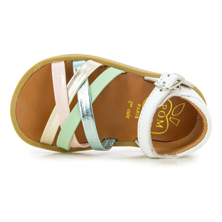 Pom d'Api Sandales Poppy Erg | Blanc