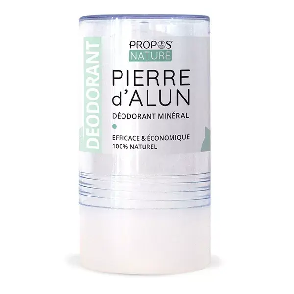 Propos'Nature - Desodorante em bastão 100% natural de pedra de alúmen - 115g