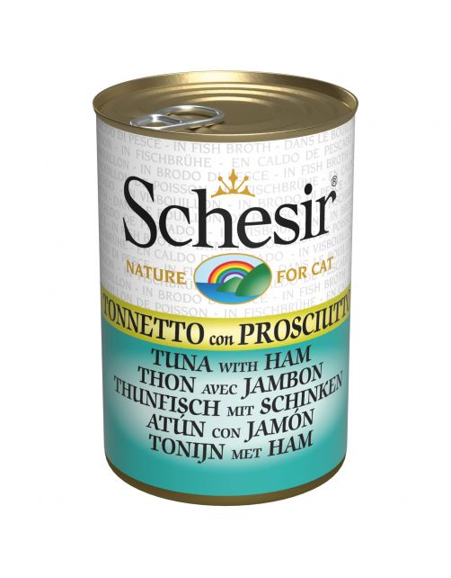 Schesir Kat Blik Gelei 140 g - Kattenvoer