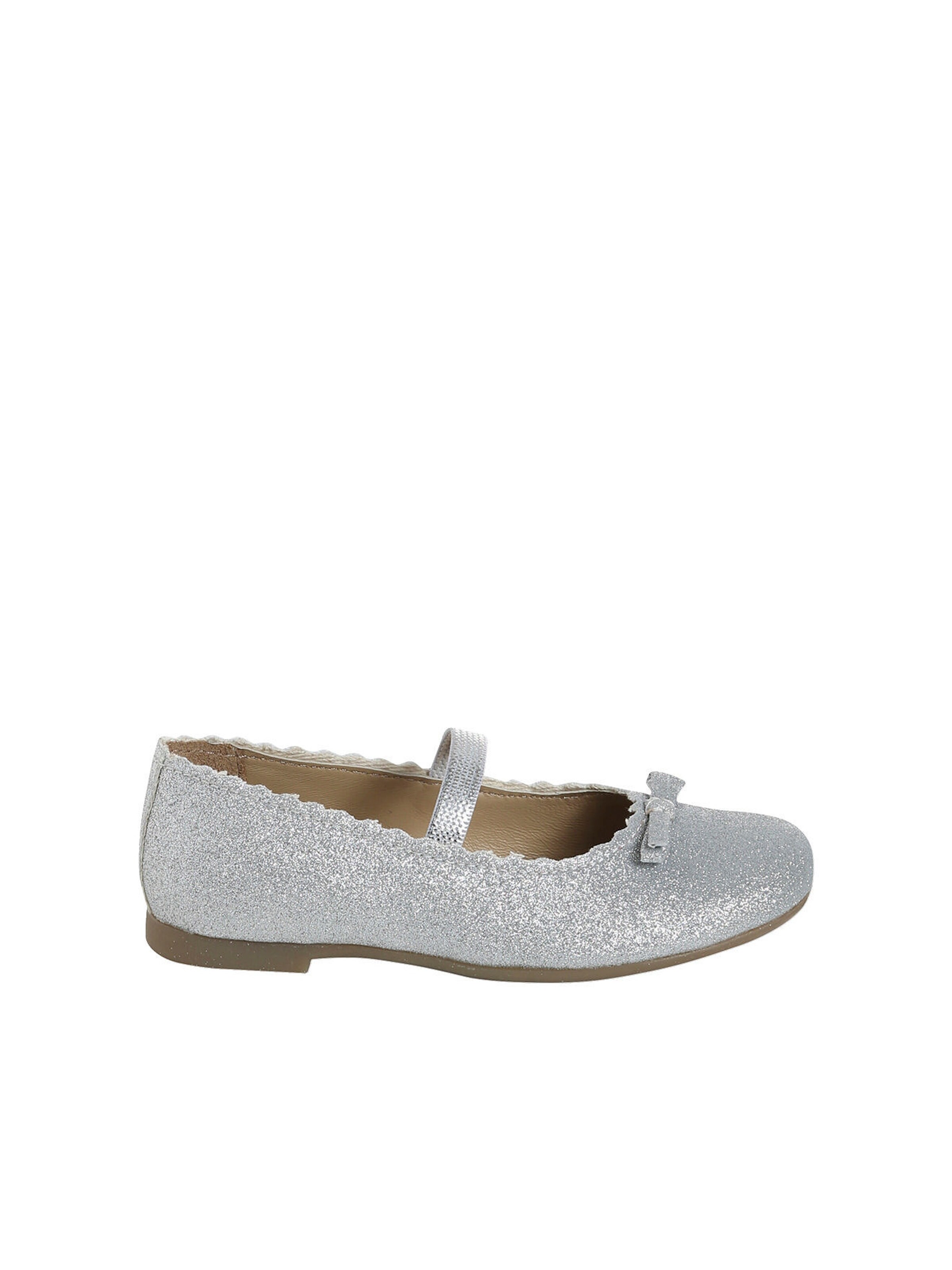 Vertbaudet Glitzernde Mädchen Ballerinas silber