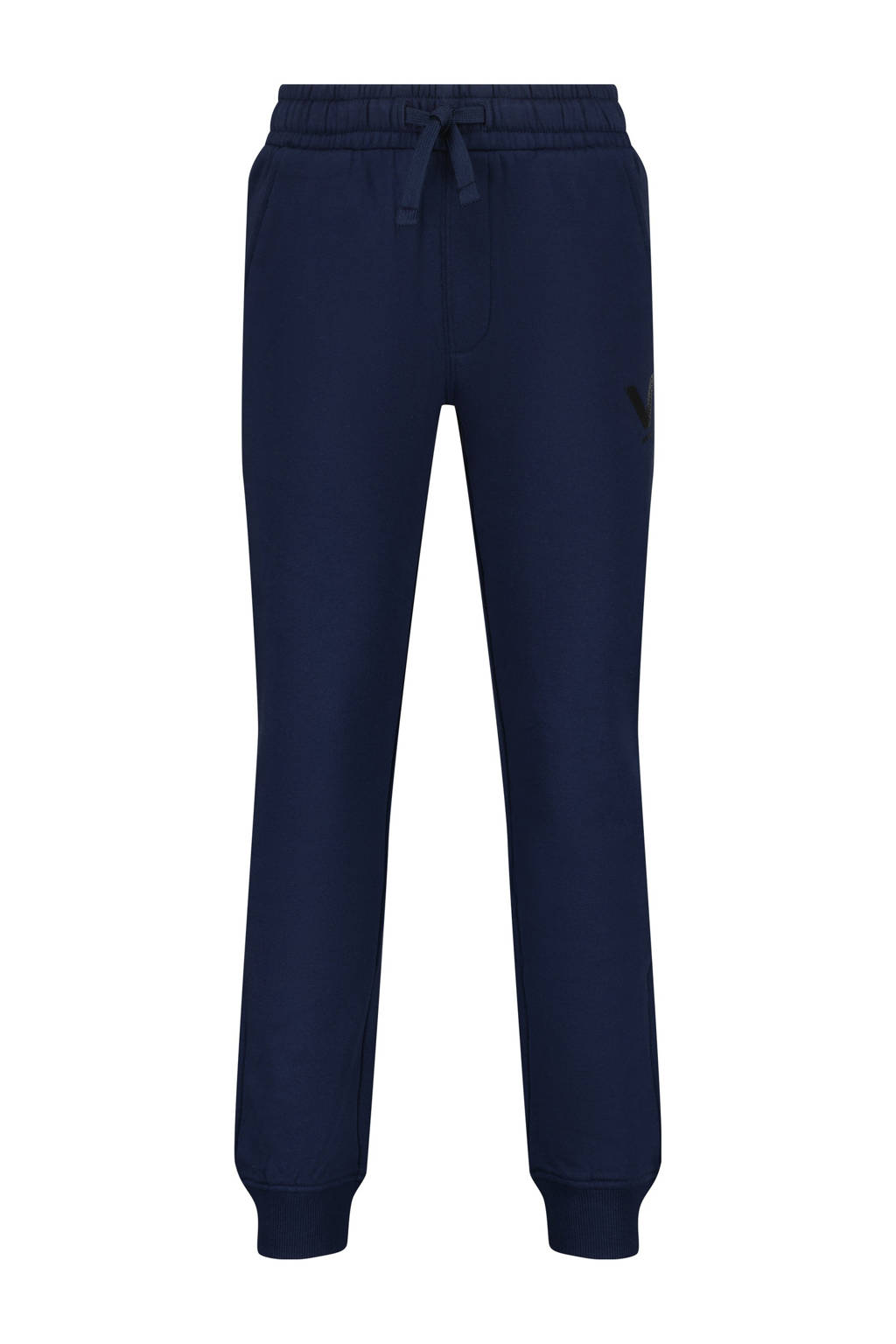 Vingino relaxed joggingbroek Saxic met printopdruk donkerblauw