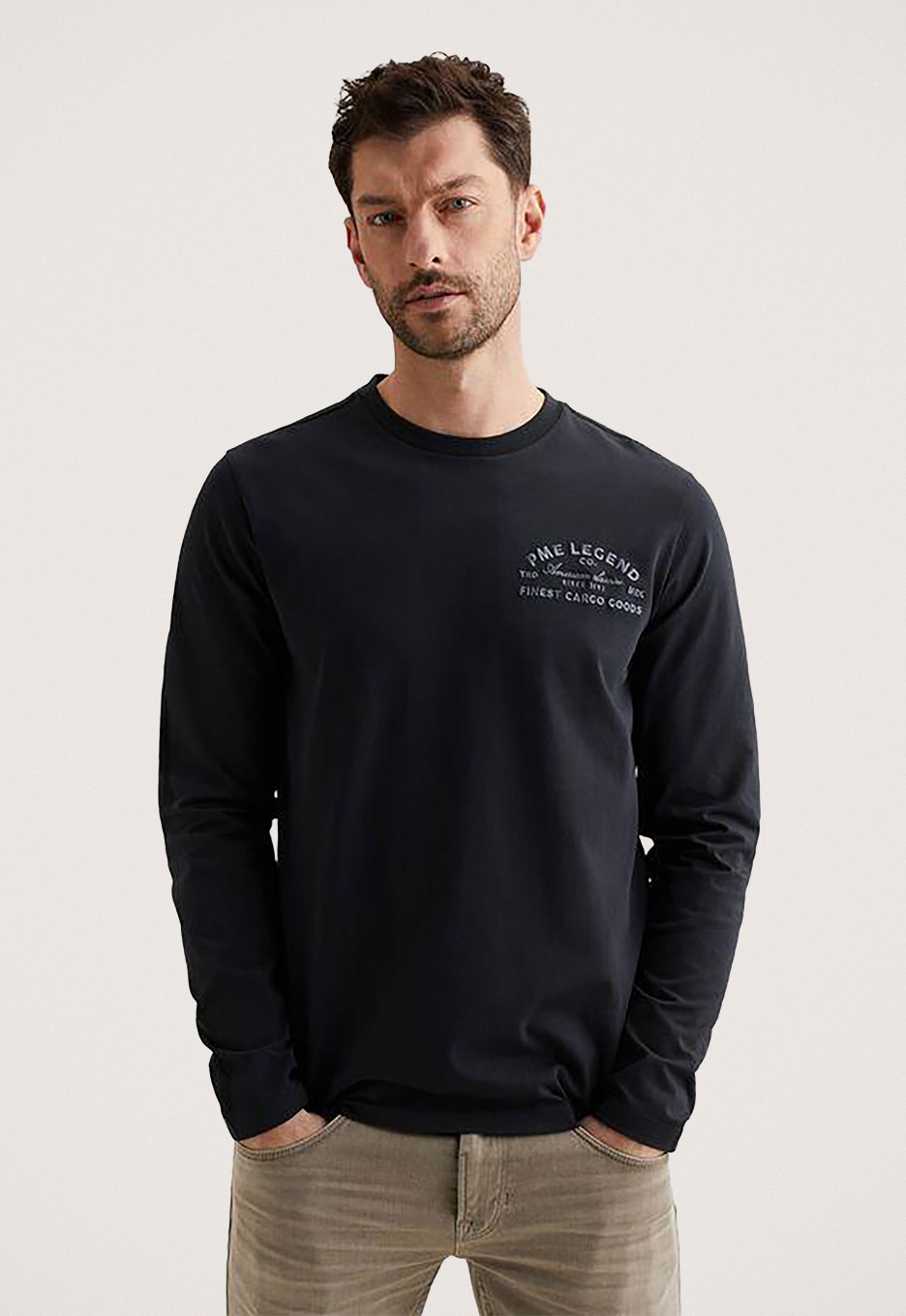 PME Legend Elastan Logo Longsleeve