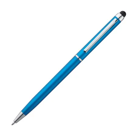 Macma Touchpen Kugelschreiber, hellblau, 10 Stück