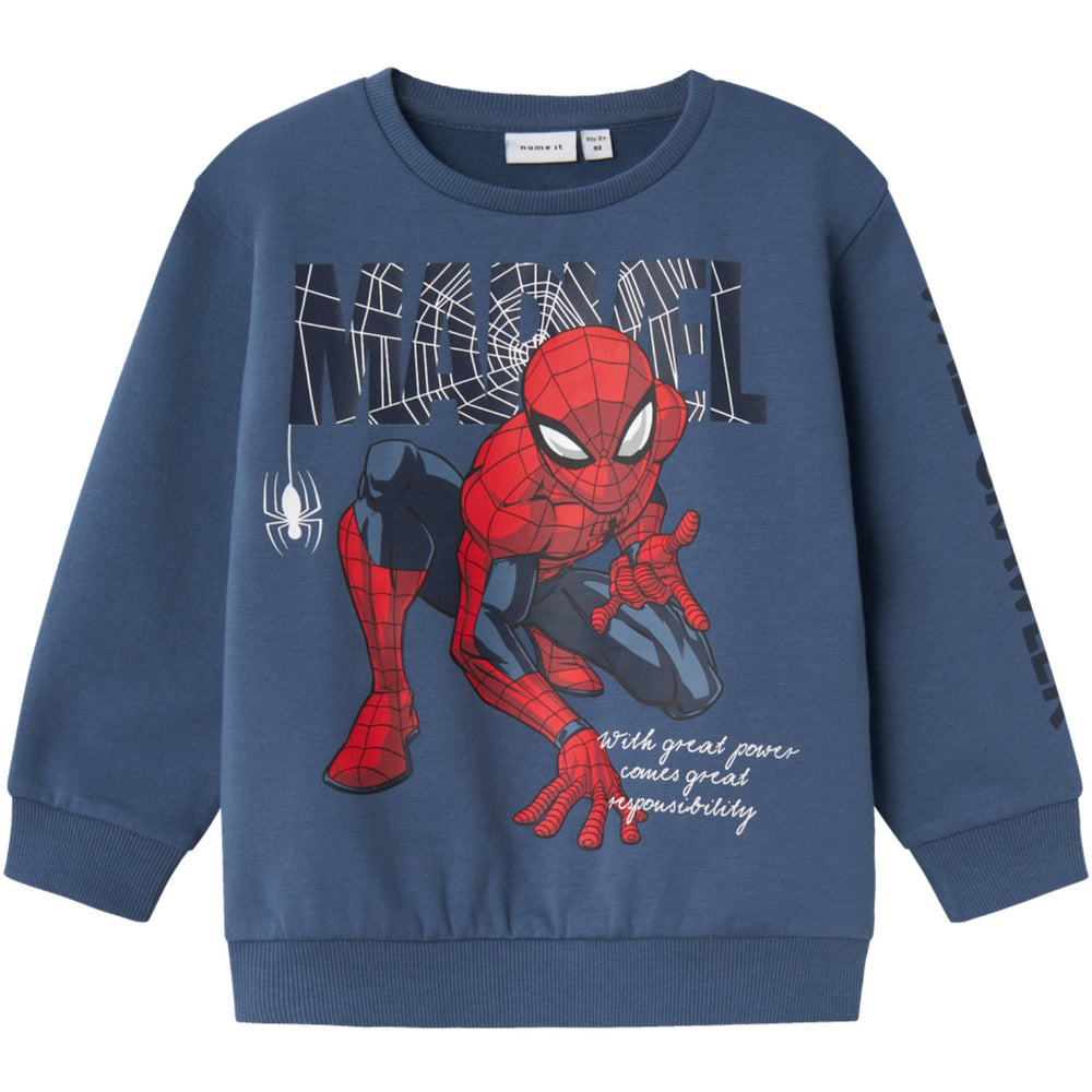 Køb Name It Bering Sea Asist Spider Sweatshirt | Luksusbaby