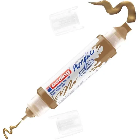 edding 5400 Acryl 3D Double Liner reichgold