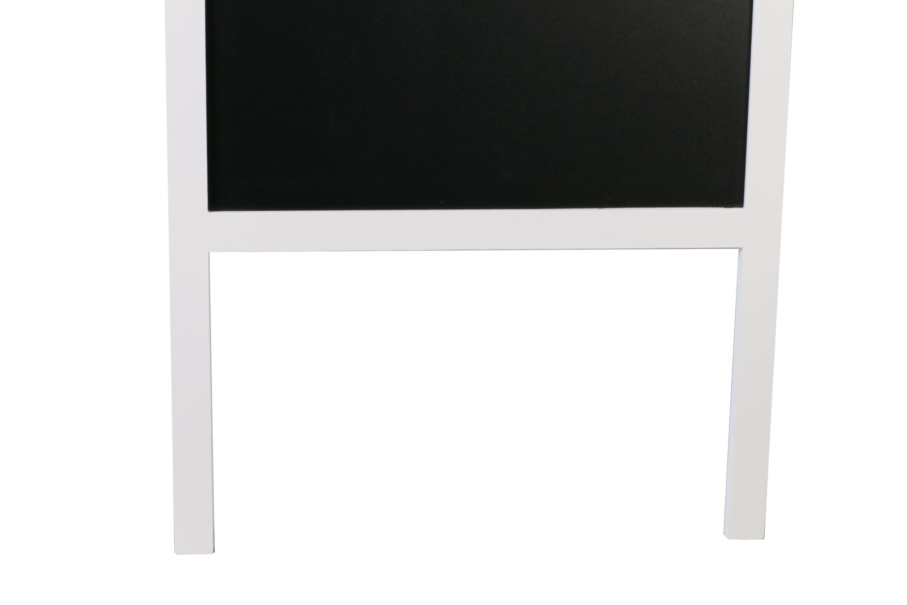Kundenstopper Kreidetafel 118 x 61 cm weiss