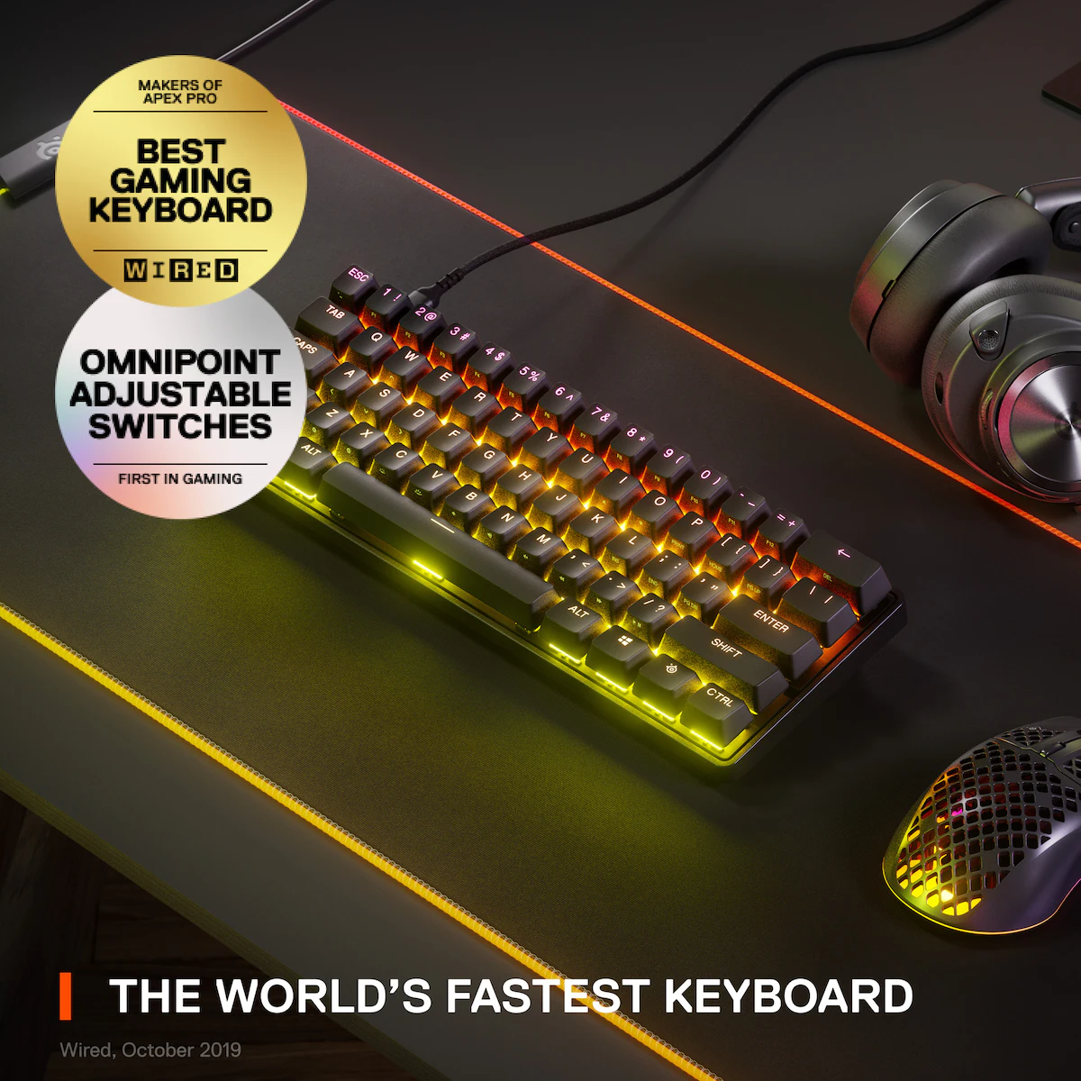 SteelSeries Apex Pro Mini gamingtastatur