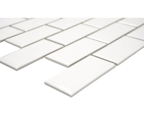 Keramisch mozaïek CG M07W 29,56x29,1 cm wit