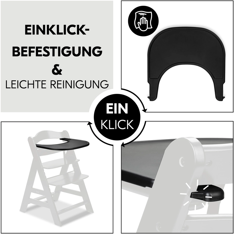 hauck Alpha Click Tray Black