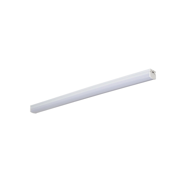 Réglette lumineuse Hovell LED intégrée blanc neutre IP20 4400lm 36.5W L.120xl.6,8cm blanc GoodHome