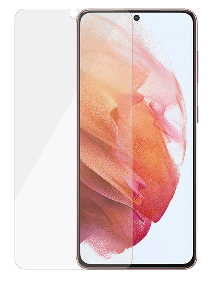 Samsung Galaxy S21 5G Antibakterielle Panzer Glas Displayschutz Case Friendly (7269)