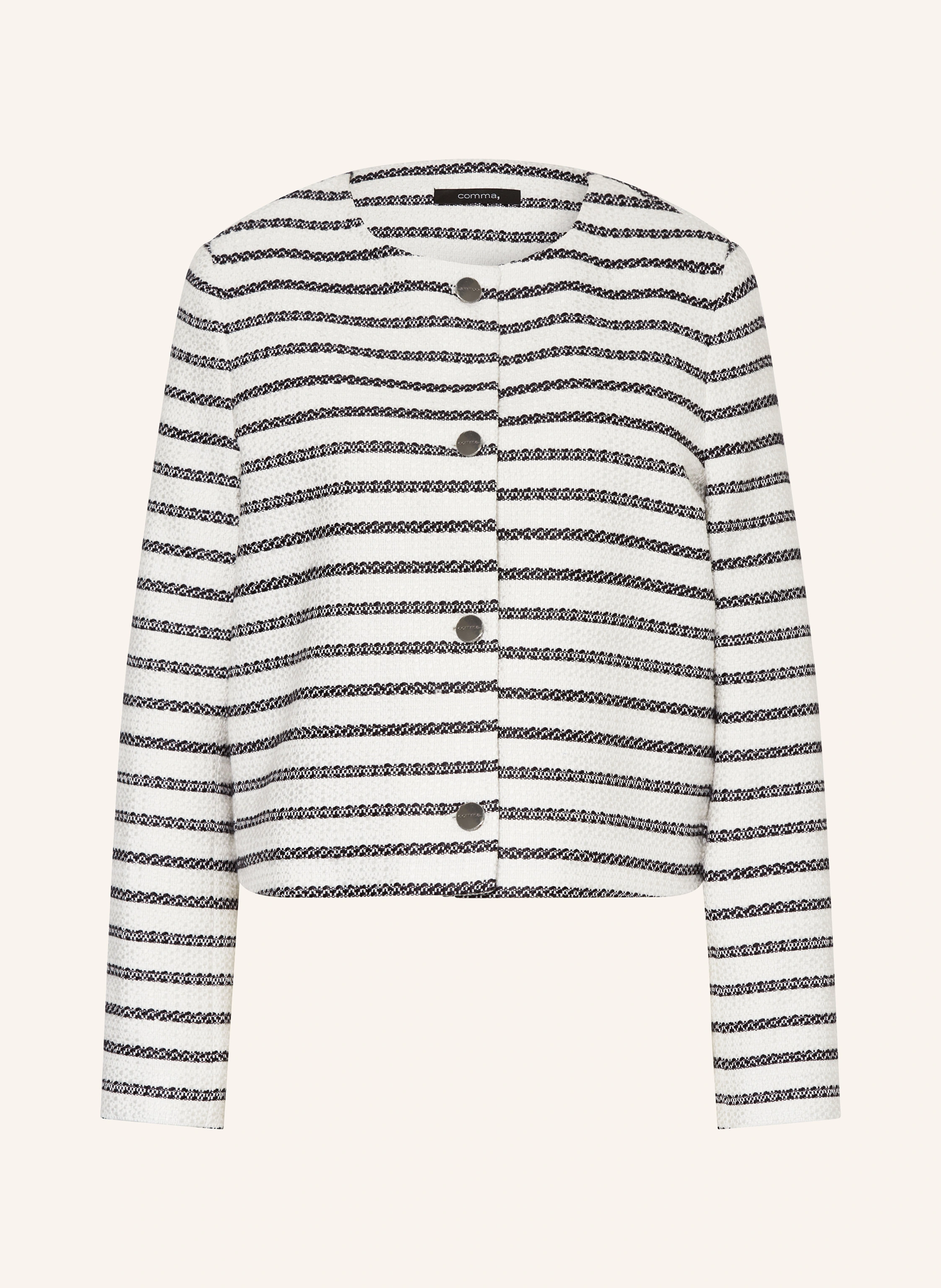comma Kastenjacke aus Bouclé