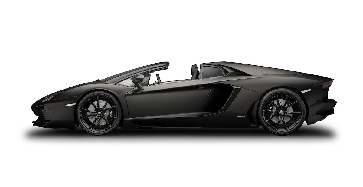 POCHER - Lamborghini Aventador LP700-4 Roadster Nero Nemesi (HK121F)