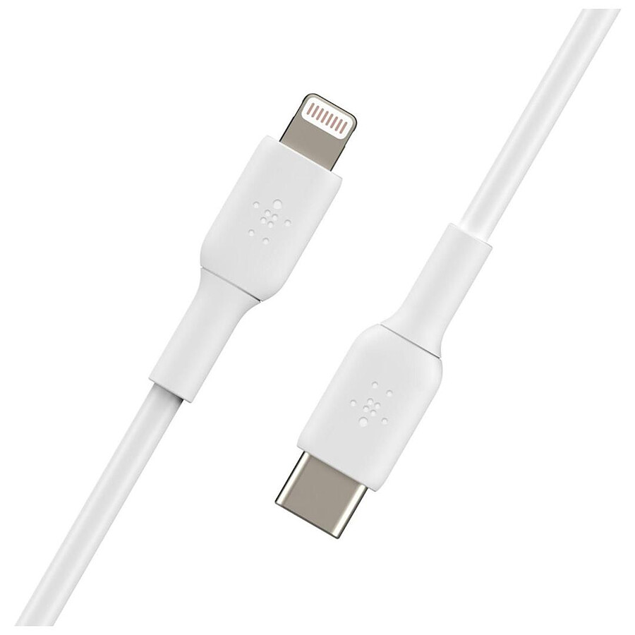 Câble USB-C vers Lightning MFI (blanc) - 1 m
