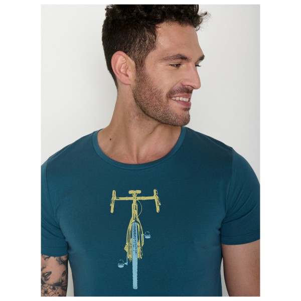 GreenBomb - Bike Front Stamp Guide T-Shirt - T-shirt