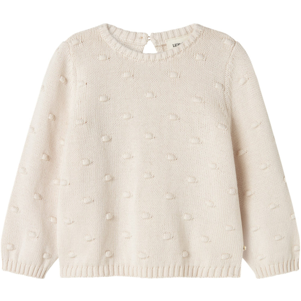 Køb Lil'Atelier Pastel Parchment Nmngable Ls Loose Strik Lil