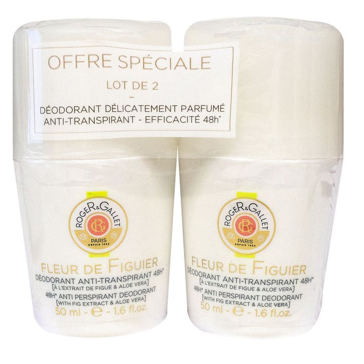 Déo anti-transpirant Fleur de Figuier 2x50ml