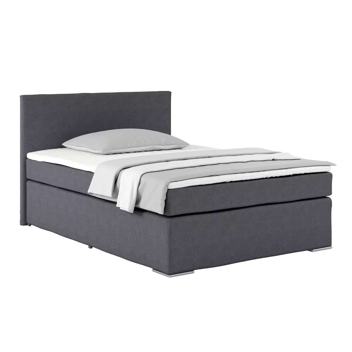 Boxspringbett Nero 140 x 200 Anthrazit
