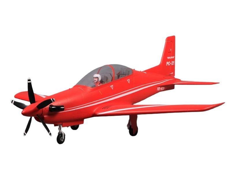 FMS Motorflugzeug Pilatus PC-21 1100 mm PNP Tiefdecker Flugmodell mit Einzeihfahrwerk