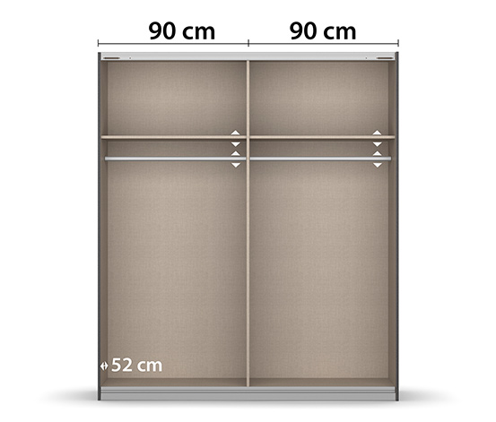 rauch Schwebetürenschrank »Subito«