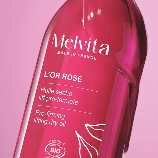 Óleo Seco Pro-Firming L'Or Rose Organic Lift da Melvita 100ml