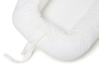 Alice & Fox ALBA Babynest med Håndtak, White Muslin